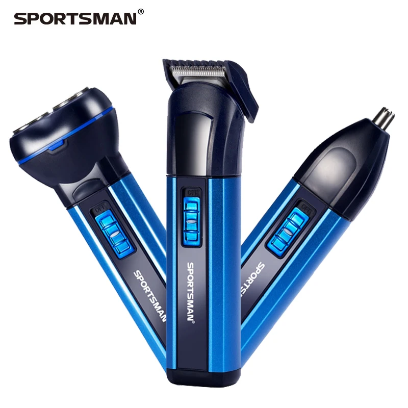 Sale Chance for  SPORTSMAN 3 In 1 Men's Electric Shaver Nose Hair Trimmer Razor Hair Cutter Beard Mustache Grooming 