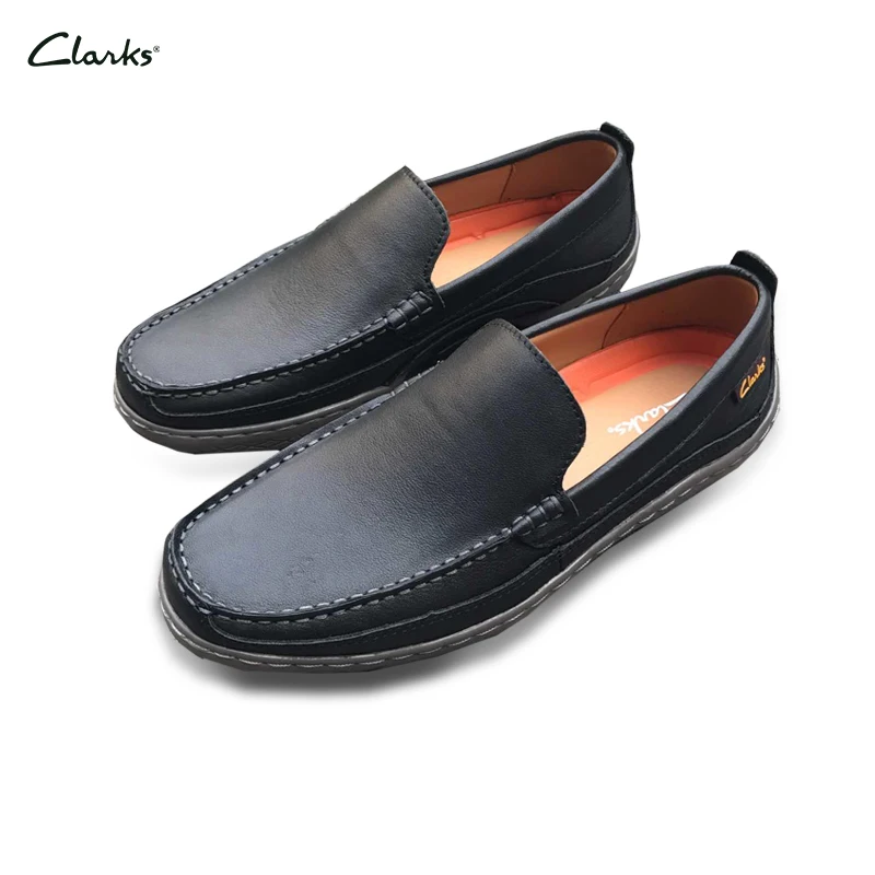 

Clarks Brand Men Shoes England Trend Casual Shoes Men Leather Shoes Comfortable Breathable For Male Footwear Loafers Men's Flats