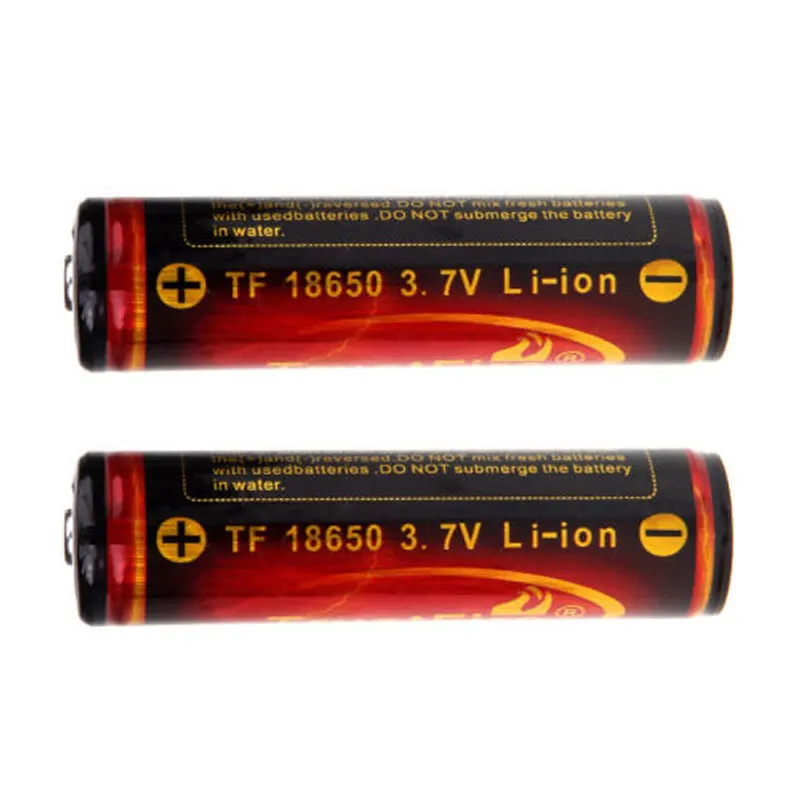 2 шт./лот TrustFire полная емкость 3000mAh 18650 3 7 V литий ионная аккумуляторная батарея с