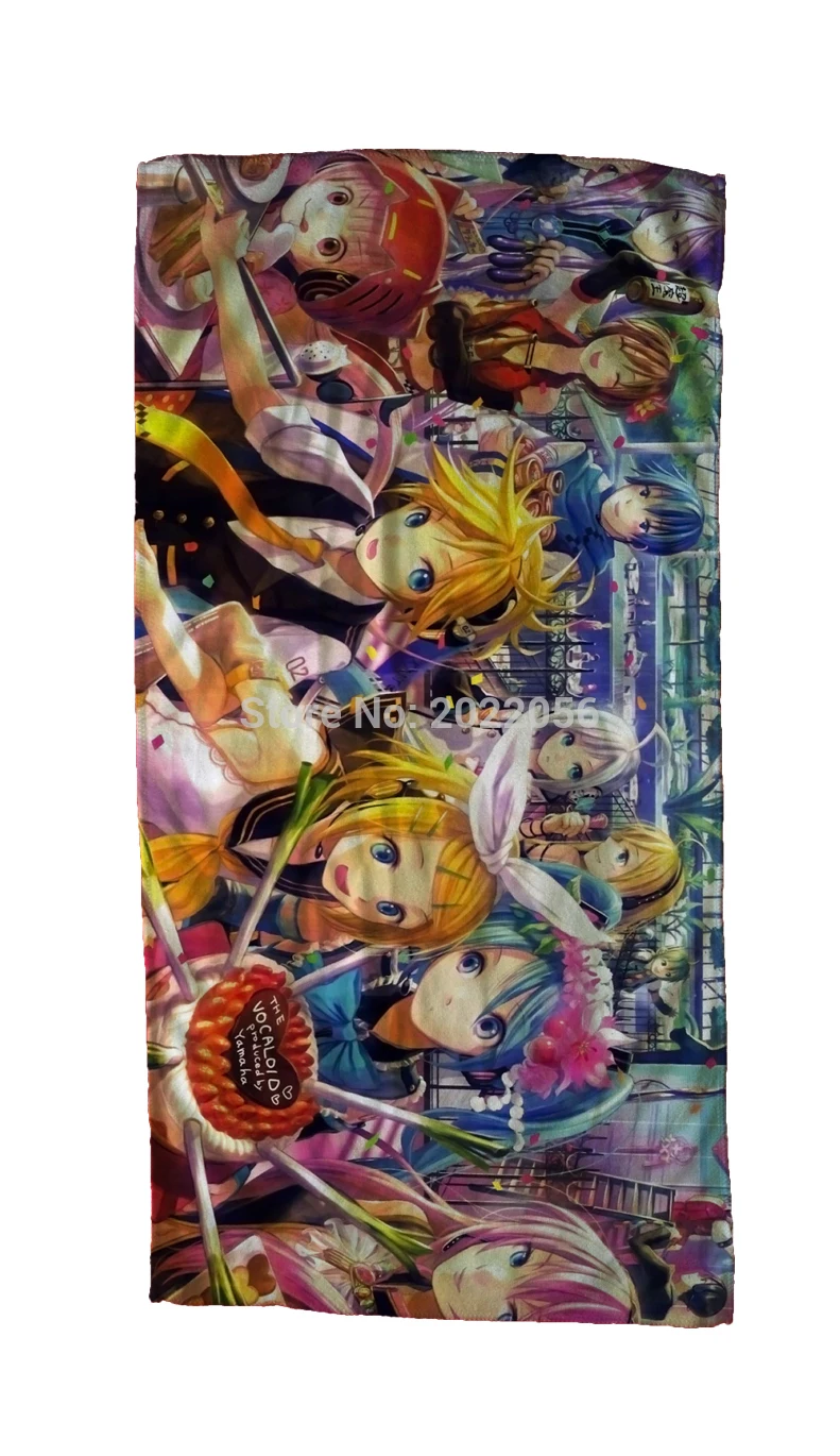 Anime Manga Miku Hatsune VOCALOID Bath Towel Face Towels 30x70cm Hand ...