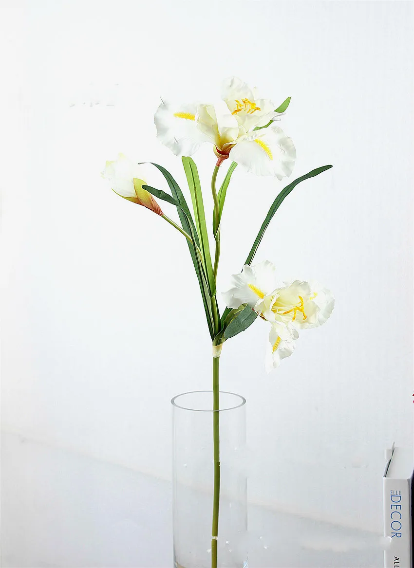 Рост 90 см, Искусственный Цветок ириса, шелковые цветы, Свадебная вечеринка, домашний декор, 3 шт./лот