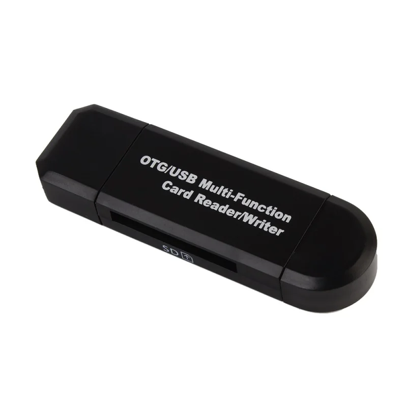 

USB 2.0 + Card Reader SD Card TF Triplet OTG Smart Card Reader Adapter Cable For Mac PC Laptop