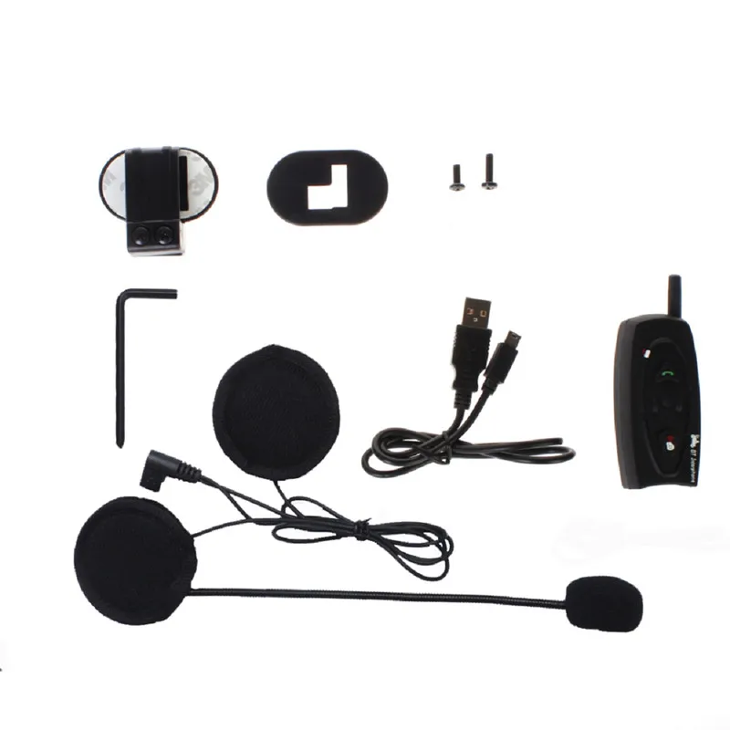 Беспроводная Bluetooth гарнитура для мотоциклетного шлема 500 м|motorcycle helmet intercom|bluetooth