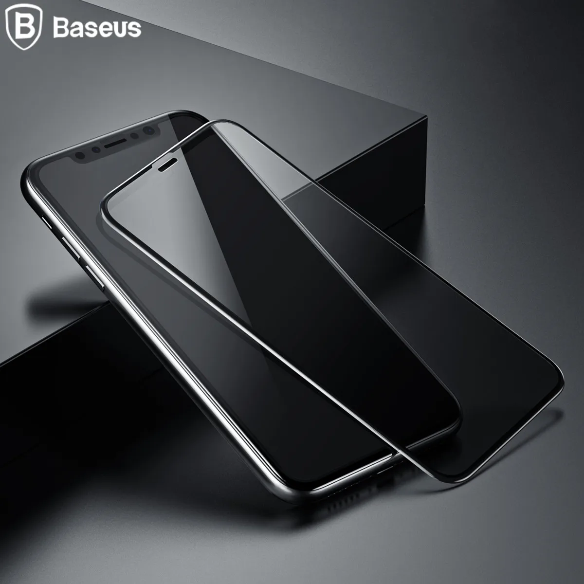 BASEUS for iphone XR 9 plus 0.23mm Curved screen Anti peeping Tempered