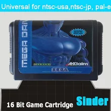 Игровая карта Rise Of The Robots 16 bit MD для игровой консоли 16 bit sega MegaDrive Genesis