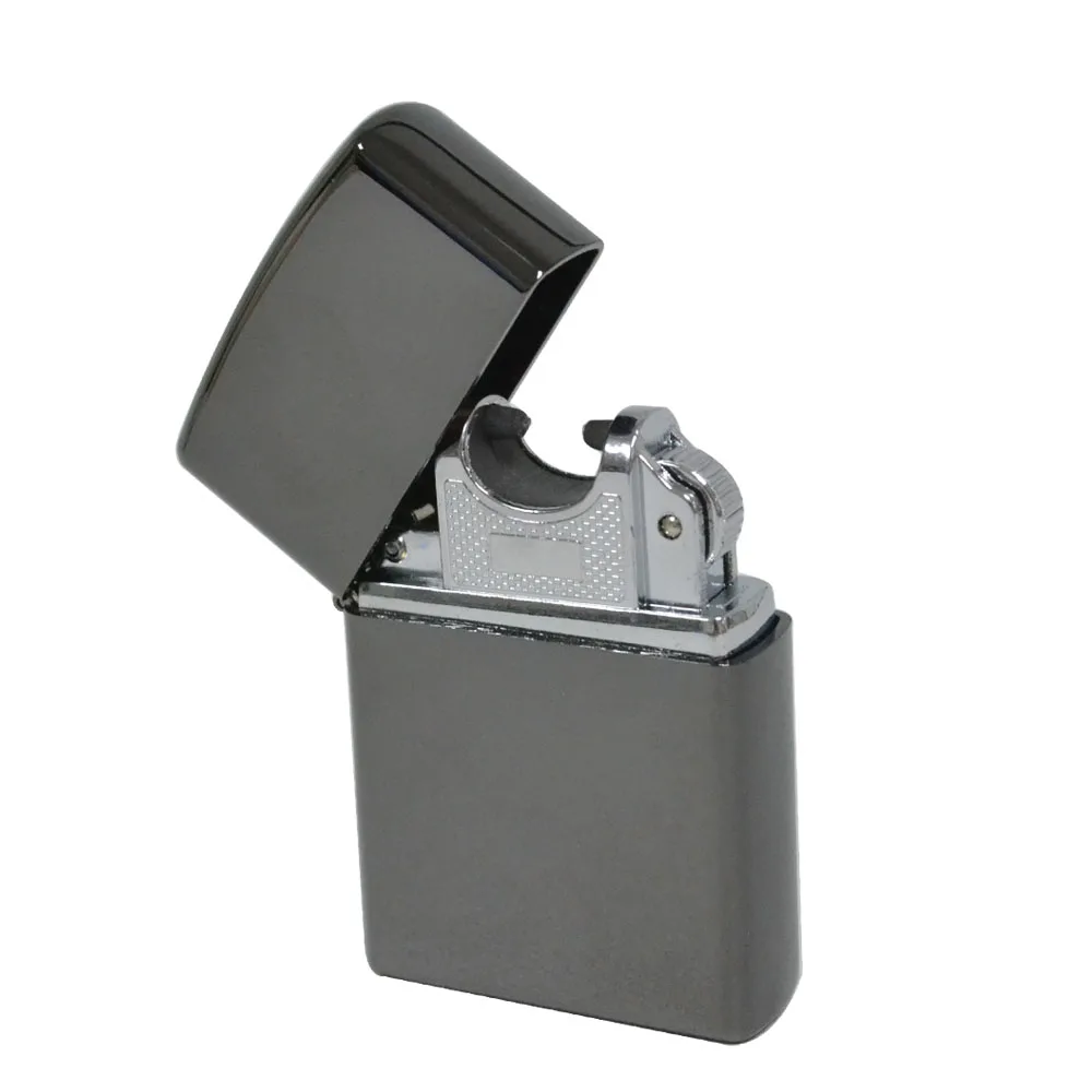 Metal Windproof Cigarette Lighter Electric Arc Lighter Electric Plasma