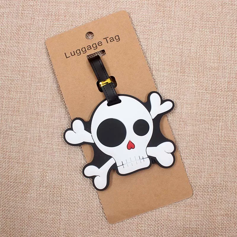 Travel Accessories Luggage Tag Tracvel Unicorn Suitcase Flamingo Style Fashion Silicon Portable Travel Label  ID Addres Holder