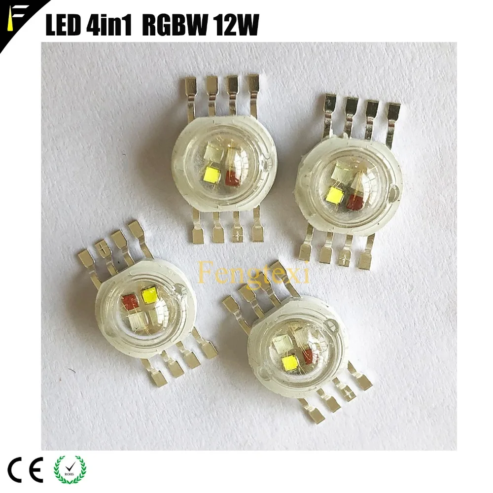 

100Pieces 36x12w Wash Moving Light LED RGBW 4in1 led 12w Stage Moving Head Wash LED Replacement RGBW 4in1 LEDs 12watt