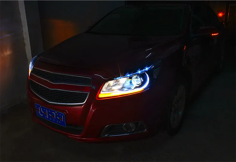 Автомобильный Стайлинг, фары в сборе для Chevrolet Malibu, фары 2012- Malibu, светодиодные фары, светодиодные фары drl, прожекторные фары