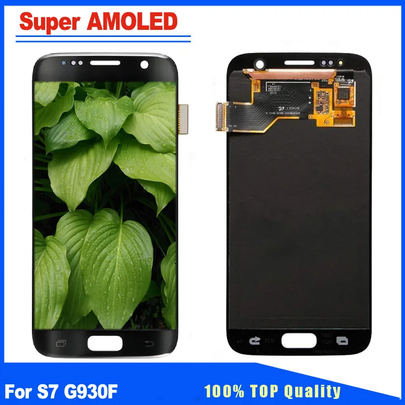 

Replacement For Samsung Galaxy S7 G930 G930F Super AMOLED Black,Silver,Gold LCD Display Touch Screen Digitizer Full Assembly