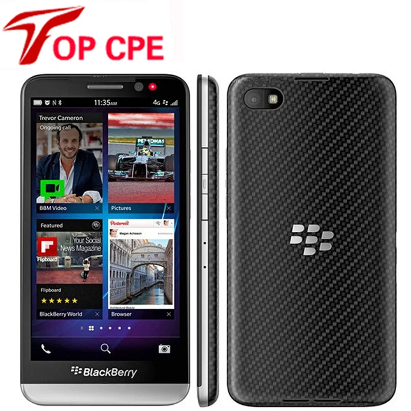 BlackBerry Z30, разблокированная камера 5,0 МП, сенсорный экран дюйма, два ядра, 16 Гб ПЗУ, 2 Гб ОЗУ, wifi, 3G, 4G, смартфон, мобильный телефон