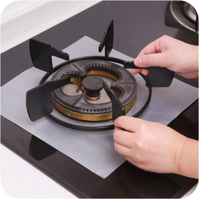 2 шт./лот Новинка многоразовая алюминиевая фольга газовая плита защитные