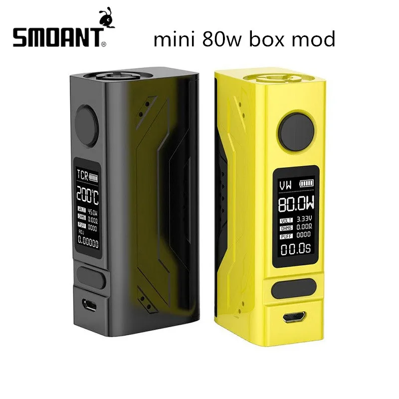 Оригинальный Cloupor Smoant Battlestar мини 80 Вт коробка мод 510 резьба компактный и