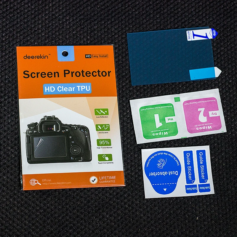 Deerekin HD мягкая защитная пленка для экрана из ТПУ с ЖК панелью цифровой камеры Canon EOS