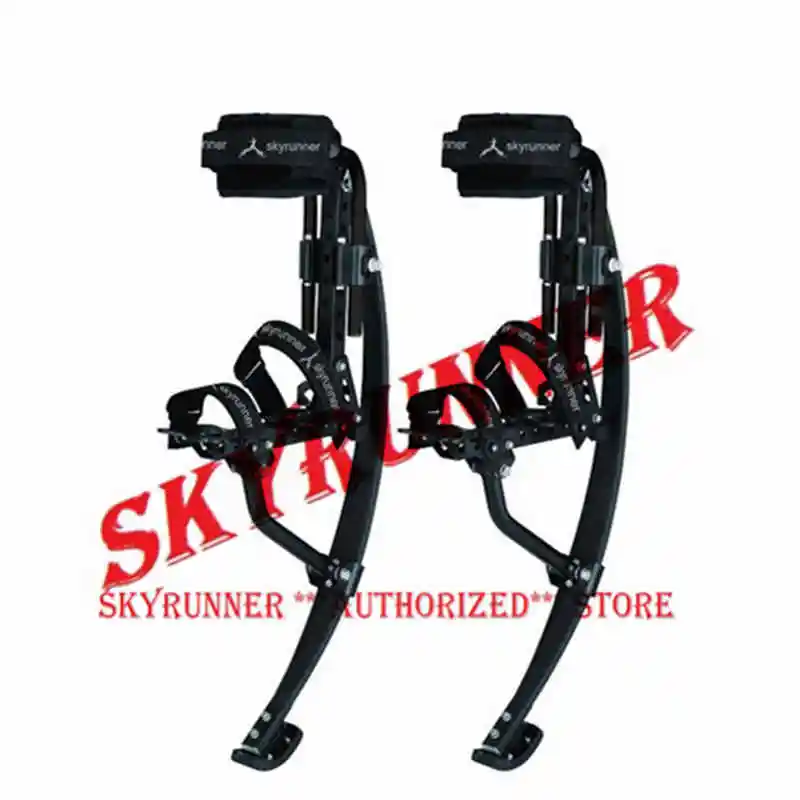 Новое поступление скачок Stilt Skyrunner для взрослых Черный прыгающий ходулей мужчины ходули для прыжков