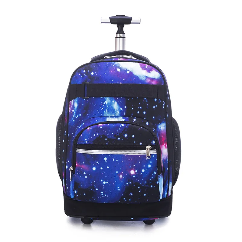 

Children's Trolley school Backpack Removable Children School Bags Six Wheels Primary Schoolbags Boys Girls kids Wheeled Backpack