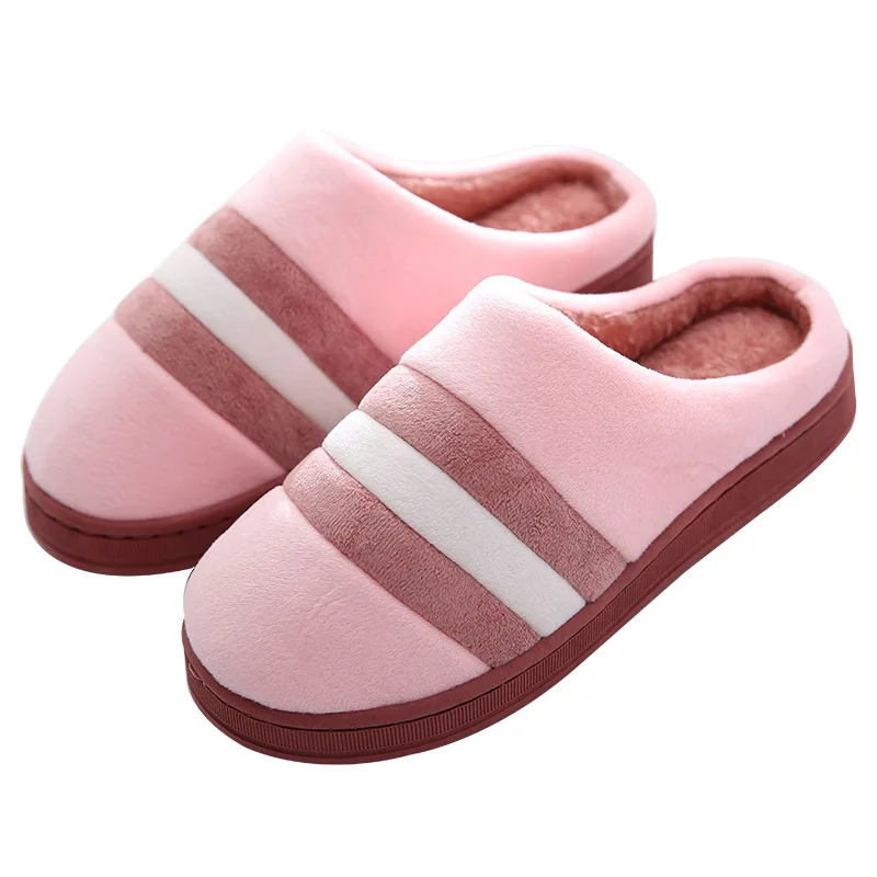 

High Quality Non-slip Winter Women Slippers Home Female Comfort Floor Lovers Shoes Cotton Ladies Indoor Slippers Plush Slipper