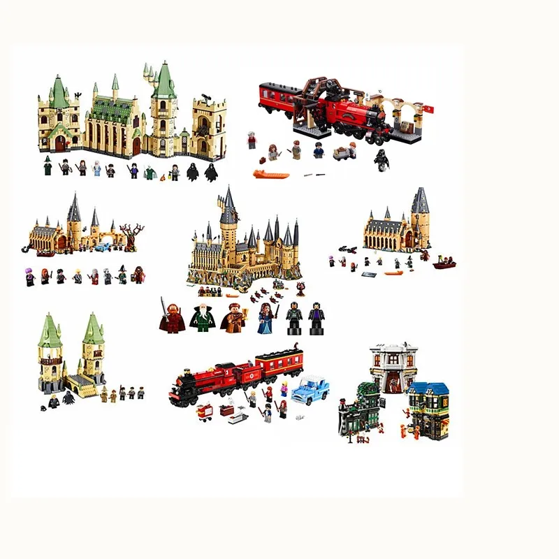 

New Harry Potter Serices Hogwarts Great Hall Compatibility Legoing Harry Potter 75954 Building Blocks Bricks 16054 Toys Gift