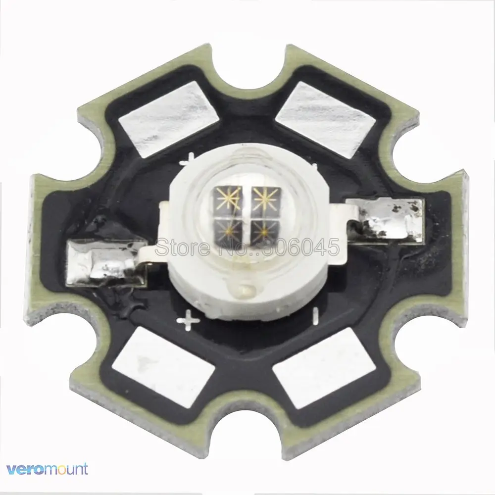 

5W Infrared IR 850NM High Power LED Bead Emitter DC1.4-1.7V 1400mA with 20mm Star Platine Base