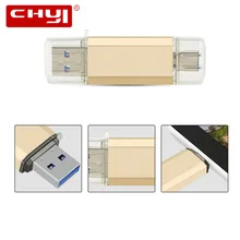 USB OTG Type C 3.1 Flash Disk 16GB USB Flash Dives 64GB Pendrive 32GB Mini USB Memoria Stick 8G USB 3.0 Flash Drive