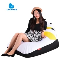 LEVMOON Beanbag Sofa Chair Pikachu Seat zac Shell Comfort Bean Bag Bed Cover Without Filler Cotton Indoor Beanbag Lounge Chair
