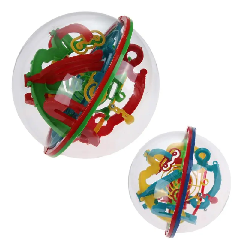1 шт. Интеллектуальный шар баланс игра и головоломка игрушка 3D шар лабиринт головоломка Дети Сферический лабиринт головоломка развивающие игрушки