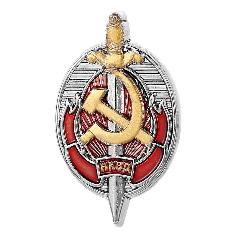 

20*35mm CCCP Medal USSR NKVD Honors Workers USSR Metal Military Decoration Retro Soviet Badges WW II