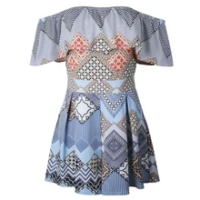 Sexy Slash Neck Print Women Jumpsuits Short Ruffles Indie Folk Female Rompers 2019 Summer Style Bottoms Casual Beach Clothing Sexy Slash Neck Print Women Jumpsuits Short Ruffles Indie Folk Female Rompers 2019 Summer Style Bottoms Casual Beach Clothing