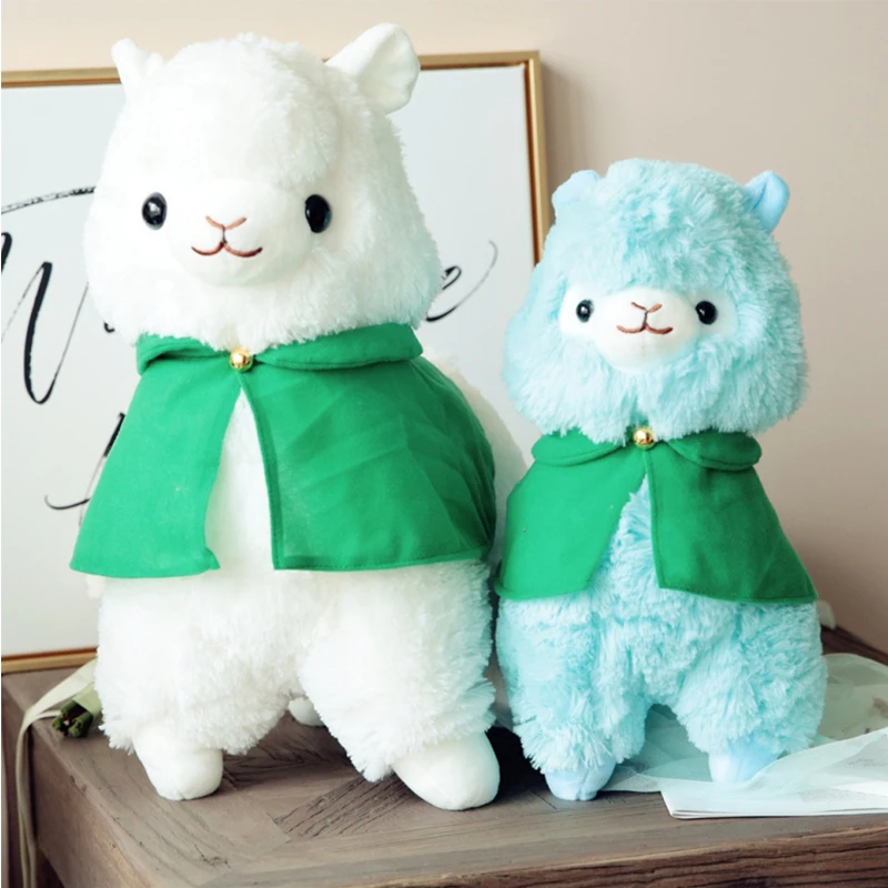 

35/50cm Cartoon Japanese Alpacasso Plush Toy Soft Stuffed Animal Sheep Alpaca Kawaii Kids Birthday Gift Children Sleeping doll