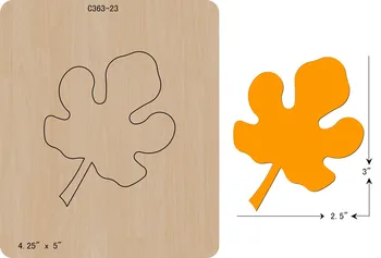 

New leaves Wooden die Scrapbooking C-363-23 Cutting Dies