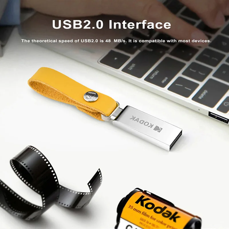 Kodak флэш-накопитель металлический USB флеш-накопитель 16 Гб оперативной памяти, 32 Гб встроенной памяти, USB2.0 64 Гб K122 флэш-карта памяти, Флеш накопитель u-диск флэш-накопитель