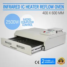 T962C печи оплавления 2500 Вт инфракрасный обогреватель печи оплавления пайки машина 400x600 мм