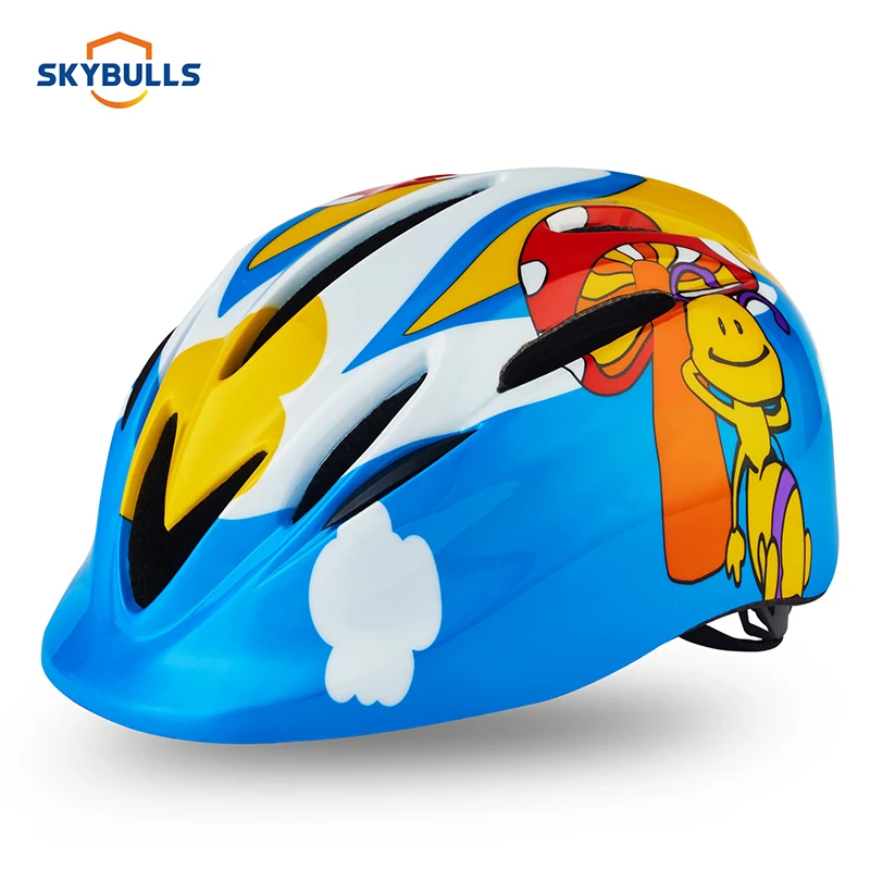 Skybulls MTB Child Helmet Sports Bike Helmet Kids Safety Kids Helmet Integrally-molded Bicycle Helmet for Children Ultralight - Цвет: A