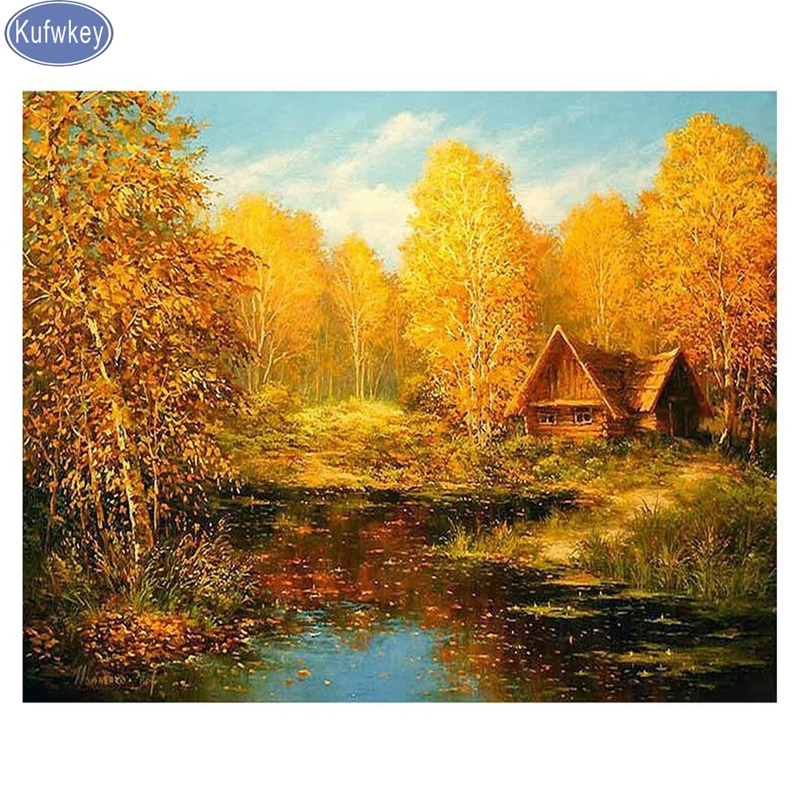

5D Diy Diamond Painting Autumn,scenery,Stitch Cross,full Diamond Embroidery mazayka 5d Diamond Mosaic Stickers Home Decoration