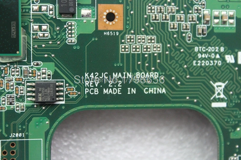  K42JC Motherboard GT310M REV:2.2 For ASUS K42J A42J K42JC K40J laptop Motherboard K42JC Mainboard K