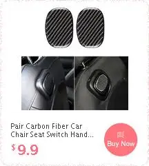 Автомобильный карбоновый стиль рулевое колесо Пульт дистанционного управления кожухи для кнопок подходит для Mini Cooper F55 F56