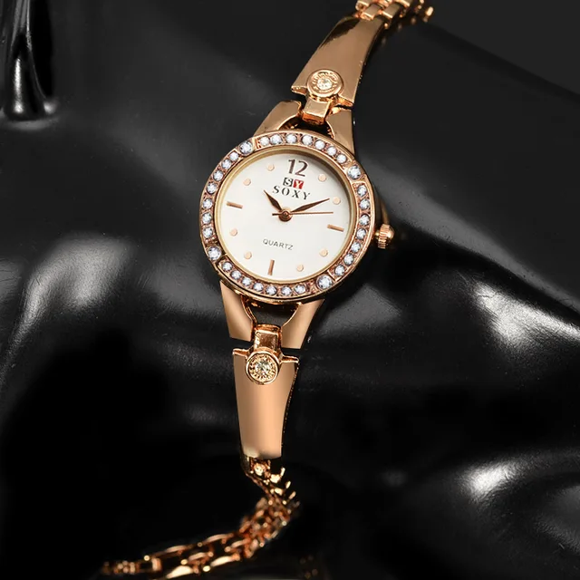 Women Rose Gold Bracelet Watch Women Watches Luxury Rhinestone Women's Watches L Women Rose Gold Bracelet Watch Women Watches Luxury Rhinestone Women's Watches L