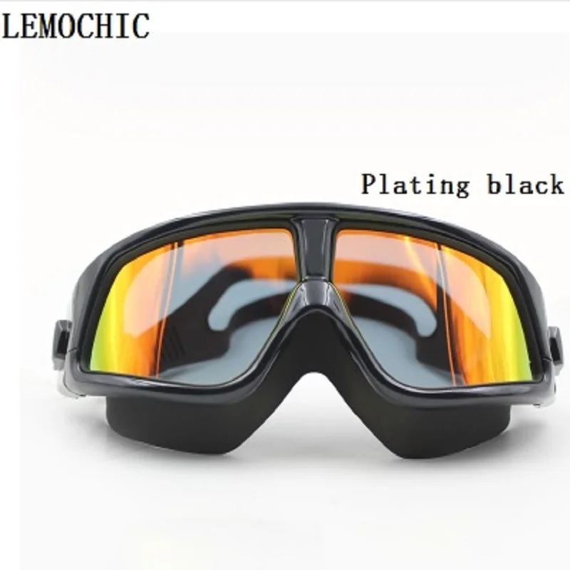 Lemochic nuevos hombres profesionales gafas natacion miopía alta calidad gafas de natación