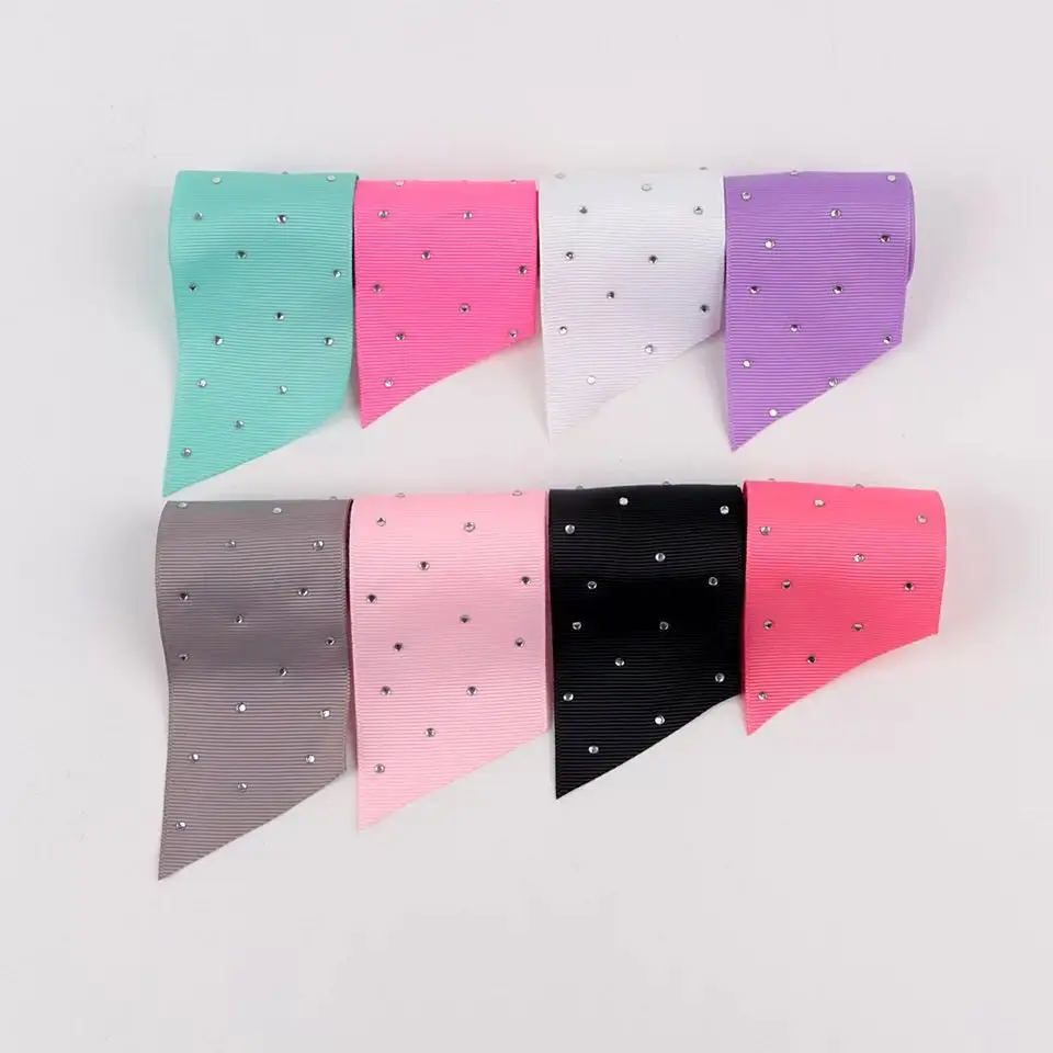Diamond printed grosgrain ribbon (11)