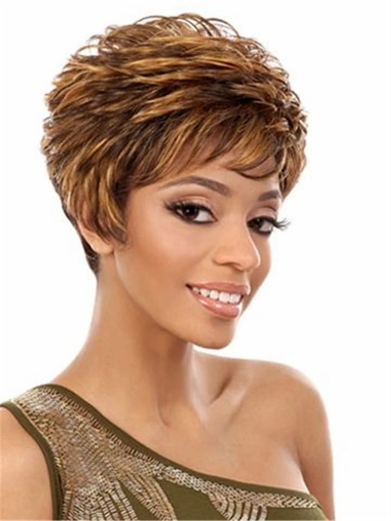 Coupe Courte Afro Visage Rond