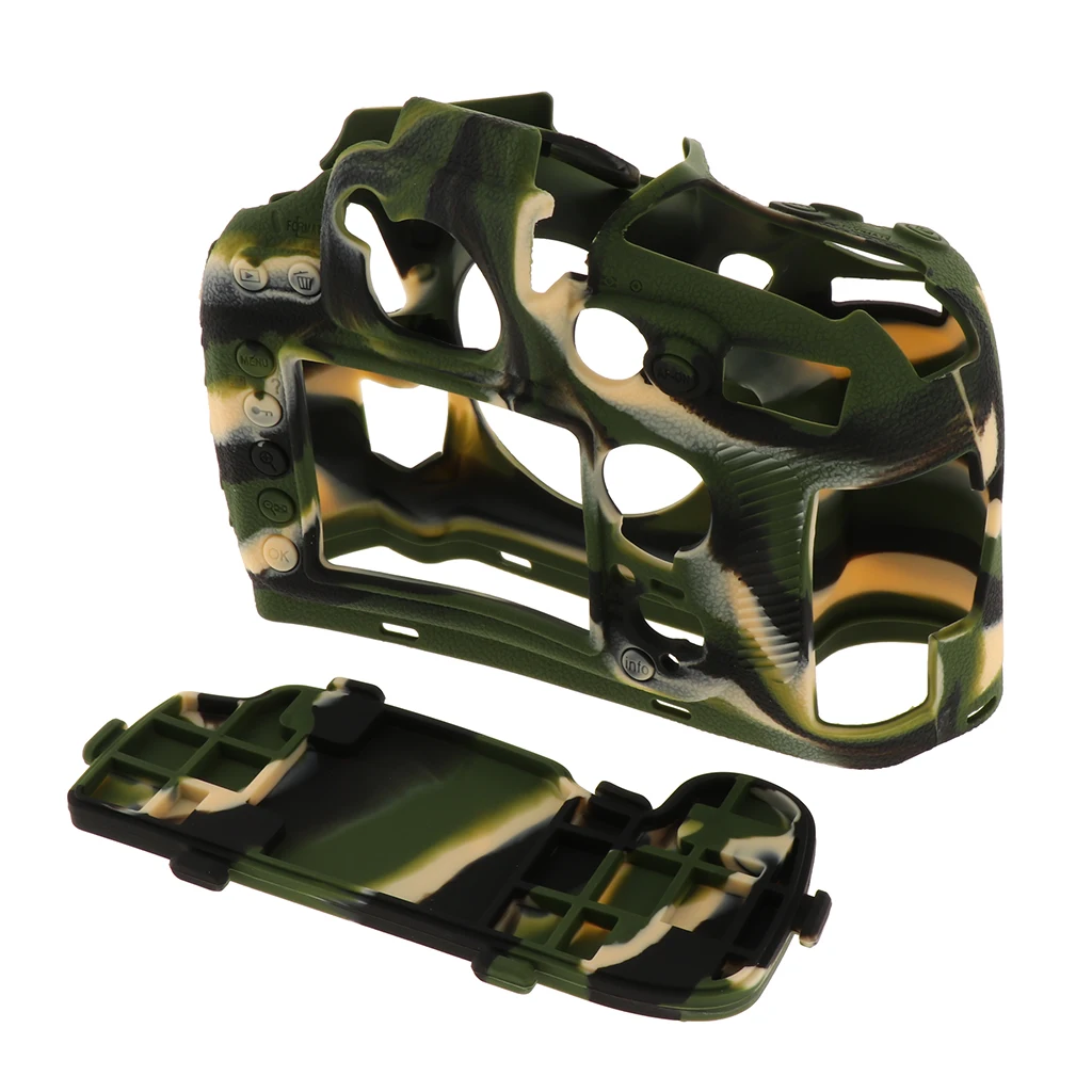 

Silicone Protective Camera Body Shell Cover Soft Case for Nikon D800 Camo