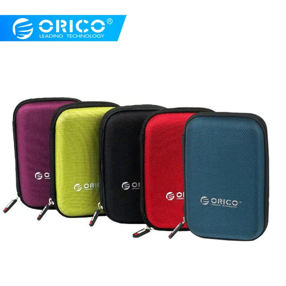 ORICO PHD-25 2.5 بوصة HDD حماية حقيبة مربع ل الخارجية القرص الصلب تخزين حماية حالة ل HDD SSD الأسود/ الأزرق/الأخضر/الأرجواني