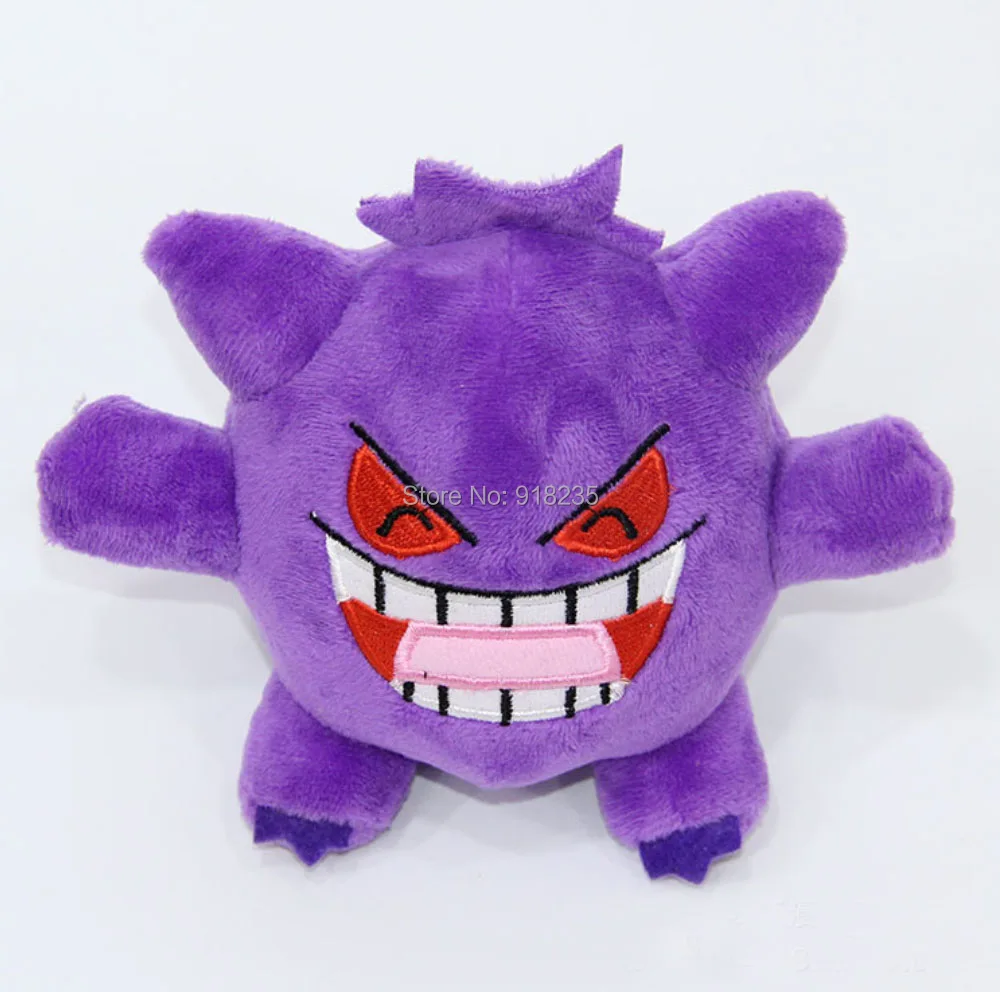 10/лот Новинка " 13 см Плюшевые игрушки Gengar кукла-брелок для ключей мягкий аниме мультфильм для детей мягкие игрушки