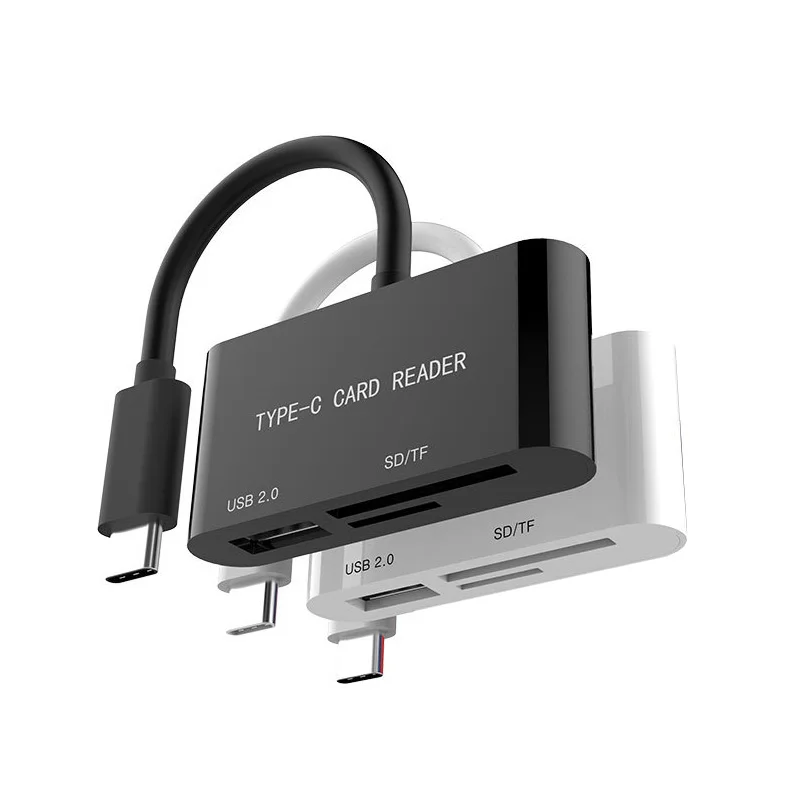 USB 2,0 Тип C MicroSD SD карты памяти TF Card Reader Android OTG адаптер для Macbook для samsung Note8 S8 S9 для huawei P20 плюс