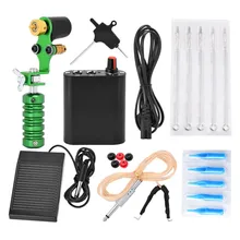 Высокое качество Прочный 1 компл. завершено тонкое мастерство татуировки комплект оборудования татуировки#0329 CC