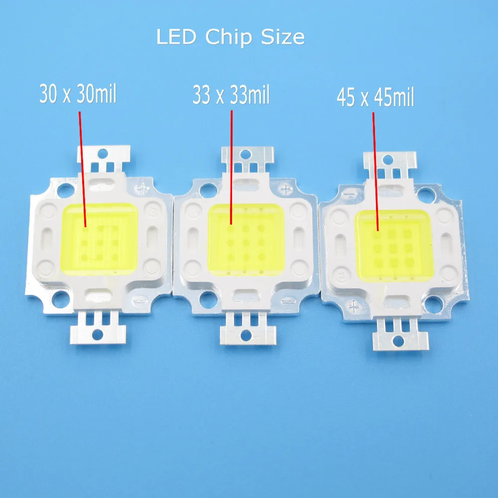 High quality 10W 20W 30W 50W 100W COB LED Grow light Chip Light Source, 4:1 Red 660nm Blue 440nm, Epileds 30mil / 42mil
