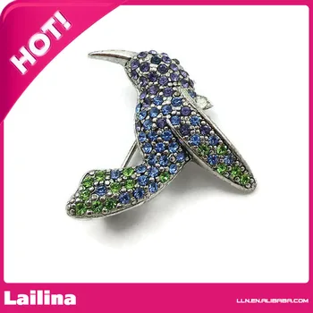 

Mix color Rhinestone Bird Brooch Pin Jewelry