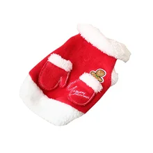 20pcs New Arrivals Pet Dog Warm Christmas Clothes Puppy Winter Sweater Costume Jacket Coat Jacket Free Shipping WA1397