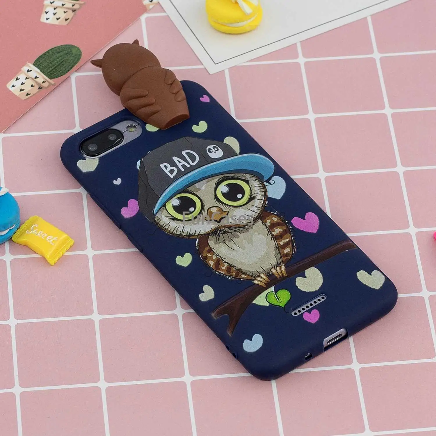 Per Xiaomi Redmi 6A Caso Per Caso Molle Della Copertura Di Tpu Per Fundas Coque Redmi 6A Xiaomi Redmi 6A Del Fumetto Bambole Giocattoli Del Telefono C