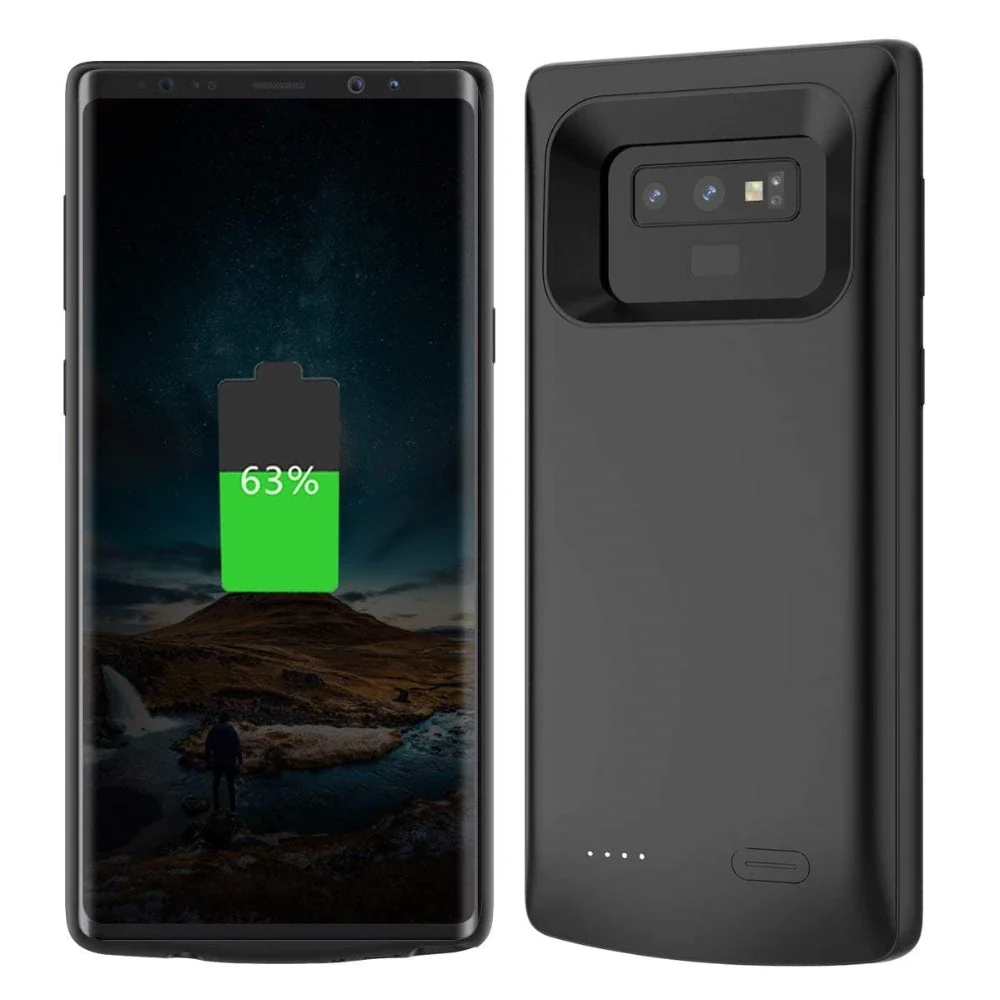 Новый чехол для аккумулятора 5000 мАч Samsung Galaxy Note 9 зарядного устройства внешнего